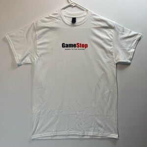 GameStop “POWER TO THE PLAYERS” Tee (Brand New Condition) Classic White T-Shirt